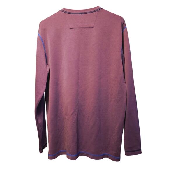 Bugatchi uomo purple long sleeve shirt - Picture 3 of 4